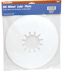 FIFTH WHEEL 10" ROUND LUBE PLATE (DRAWTITE)