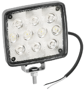 WHITE LED EXTERIOR WORK LAMP (WESBAR) Bracket mt (hardwire)