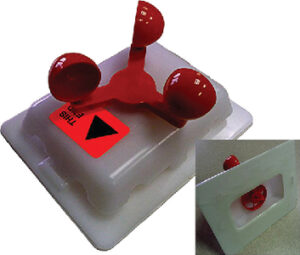 WIND POWERED WEATHER TIGHT VENT (SHRINKWRAP) 4" x 5"