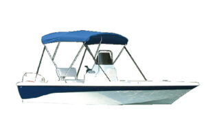 54" HIGH 3 BOW UPS-ABLE BIMINI TOP (CARVER COVERS) 79"-84"